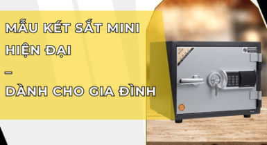 Mẫu két sắt mini hiện đại cho gia đình