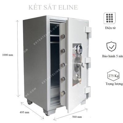 KÉT SẮT CHỊU LỰC KHÓA ĐIỆN TỬ YUNOS YNX-100E