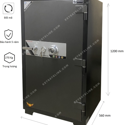 KÉT SẮT CHỐNG CHÁY KHÓA CƠ YUNOS YNS-120C