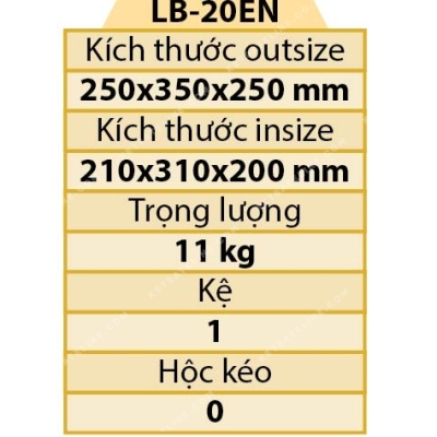 KÉT SẮT MONEY LB-20EN