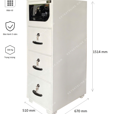 KÉT SẮT HỒ SƠ NGĂN KÉO HOSHANG