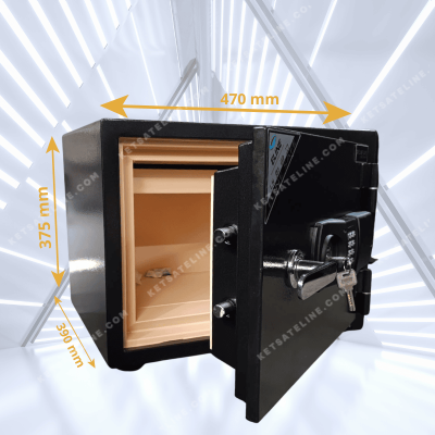 Két sắt chống cháy Eline ENS-35E (khóa điện tử) - Màu đen