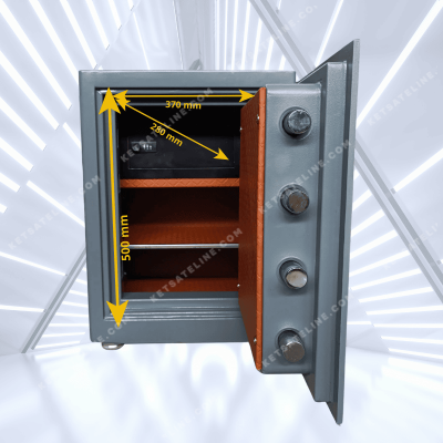 Két sắt chống cháy Eline ENS-600V8 (khóa vân tay kết nối được với điện thoại)