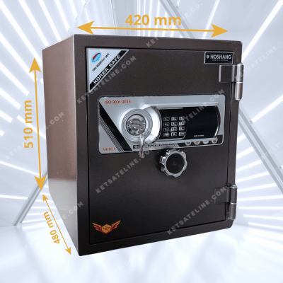 Két sắt chống cháy Hoshang HS-52E (khóa điện tử) có tay nắm 