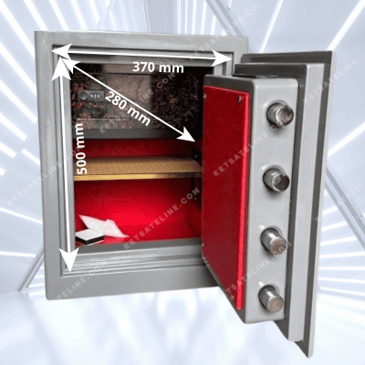 Két sắt chống cháy LION LNS-600V8 (khóa vân tay nối được điện thoại)