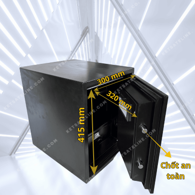 KÉT SẮT CHỐNG CHÁY MONEY MNS-56NDKM (KHÓA CẢM BIẾN, NHẬN DIỆN BẰNG KHUÔN MẶT, KẾT NỐI ĐIỆN THOẠI)