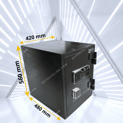 KÉT SẮT CHỐNG CHÁY MONEY MNS-56NDKM (KHÓA CẢM BIẾN, NHẬN DIỆN BẰNG KHUÔN MẶT, KẾT NỐI ĐIỆN THOẠI)