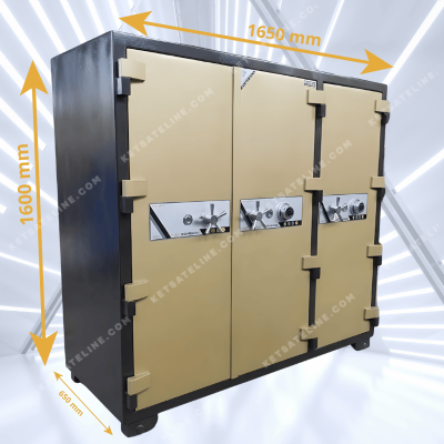  Két sắt Eline 3 cửa khoá cơ có tay nắm