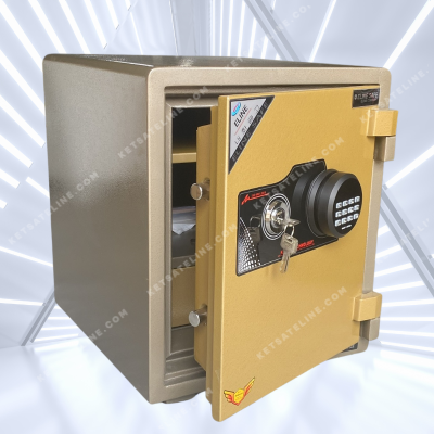 Két sắt chống cháy Eline EN-52E (khóa điện tử tròn led) - bản lề dày