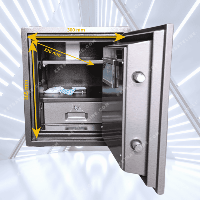 Két sắt chống cháy HOSHANG HS-52NDKM (KHÓA CẢM BIẾN)