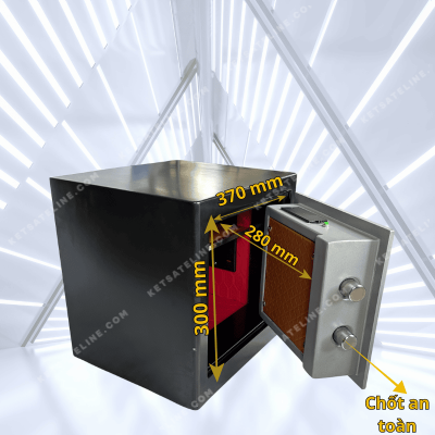 Két sắt YUNOS YNS-400V8 (Khóa Điện Tử Kết Nối Điện Thoại)