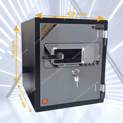 Két sắt chống cháy YUNOS YNS-52F (khóa vân tay) có tay nắm