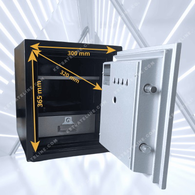 Két sắt chống cháy YUNOS YNS-52F (khóa vân tay) có tay nắm