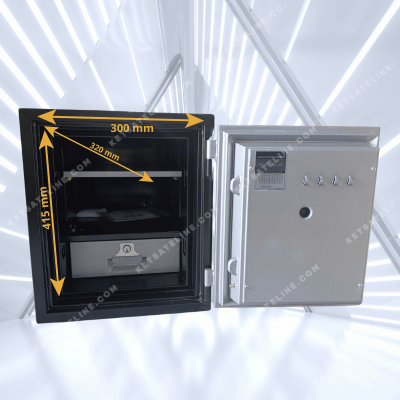 Két sắt chống cháy YUNOS YNS-56E (khóa điện tử) có tay nắm